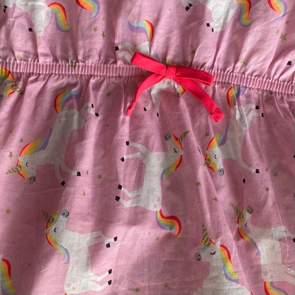 π¦πNWT Unicorns CAT & JACK Swim Beach COVER UP w/ HOT PINK TASSELS XL 14/16 - Picture 12 of 16